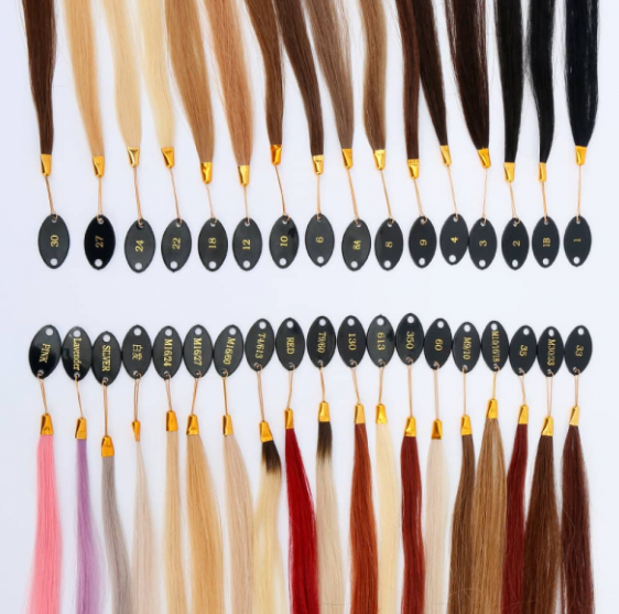 Human Hair Color Ring (including 35 colors)