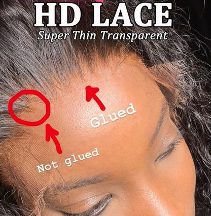 Invisible Transparent 13"×4" HD Lace Frontals, Indian Remy Hair