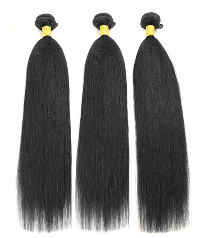 Indian Virgin Hair Weaves Yaki Straight 3 Bundles Deal