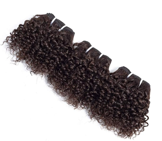 3 Bundles Deal Peruvian Virgin Hair Natural Color Candy Curl Hair Weaves