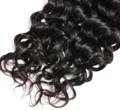 Water Wave Indian Virgin Human Hair Weaves 3 Hair Bundles Deal