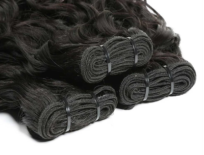 Water Wave Indian Virgin Human Hair Weaves 3 Hair Bundles Deal