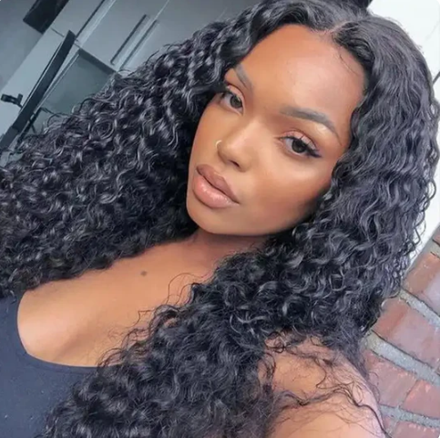 Indian Virgin Hair Loose Curl A Lace Frontal With 3 Bundles Deal