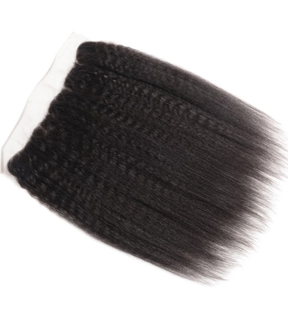 13"×4" Lace Frontals Kinky Straight Indian Remy Human Hair