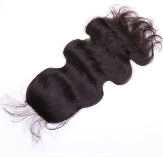 Silk Base Closures 4×4inches Body Wave Indian Remy Human Hair
