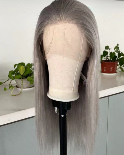 QUINN HD Full Lace Grey Grade 12A 100% European Virgin Human Hair