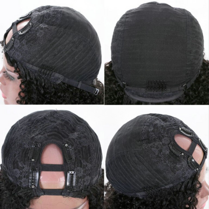 KAMILA Raw human indian/brazilian hair Kinky Curly U-Part Wigs