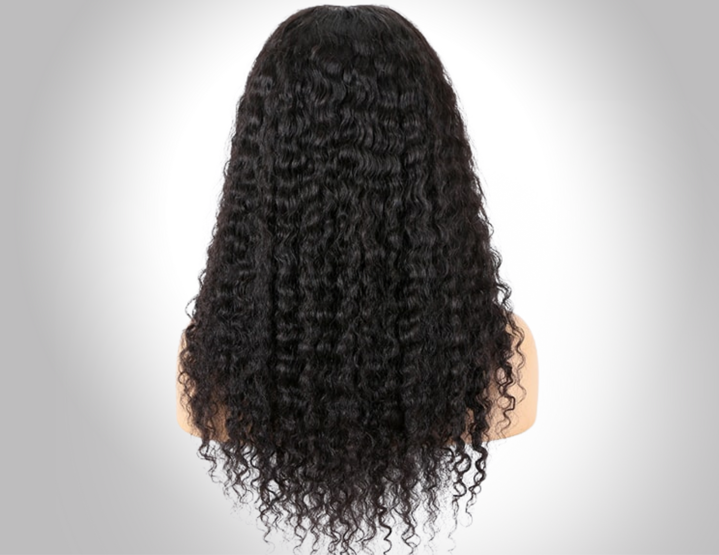 ANAYA Deep Part Curly Hair 13"x6" Lace Front Wigs, Indian Remy Human Hair [Pre-bleached knots,Pre-plucked hairline,Removable elastic band]