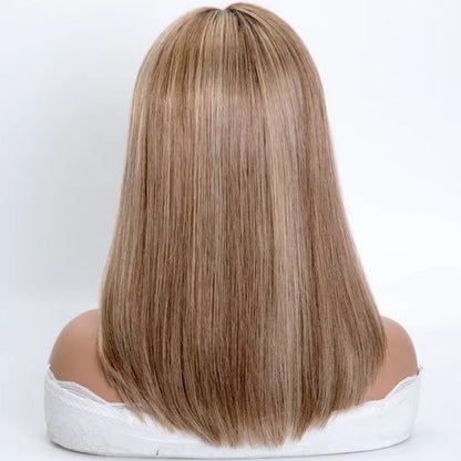 SELENA 14" Balayage Mono Top Lace Front Fully Hand Tied Virgin European Remy Hair