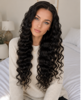 SIENNA 100% Pre Plucked Raw Brazilian Remy Hair Loose Deep Wave