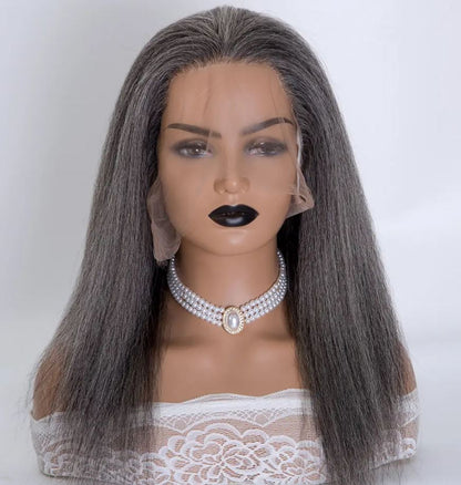 TABITHA Texture Kinky Curly Grey 100% Virgin Remy Hair