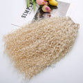 [Grade A+] European Virgin Hair Weaves, White Blonde/Platinum Blonde Hair Tight Curls Bundles Deal