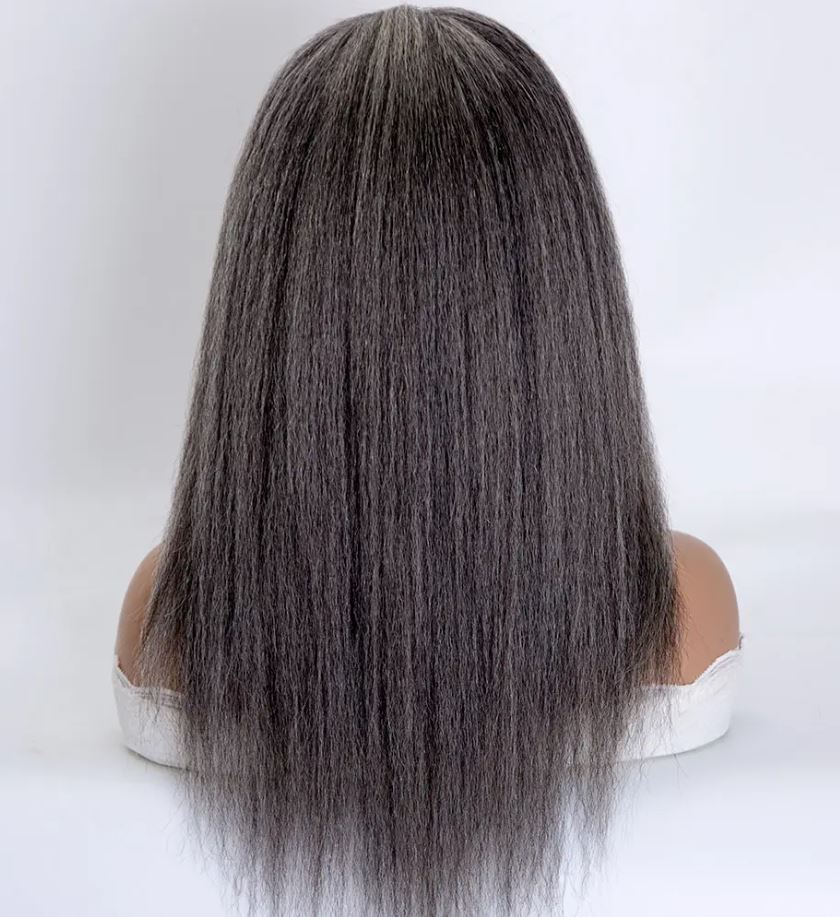 TABITHA Texture Kinky Curly Grey 100% Virgin Remy Hair