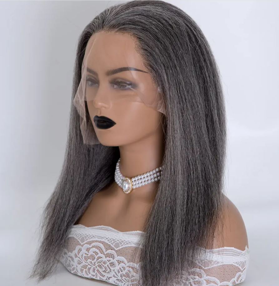 TABITHA Texture Kinky Curly Grey 100% Virgin Remy Hair