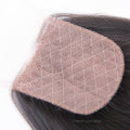 Silk Base Closures 4×4inches Yaki Straight Indian Remy Human Hair