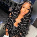 AUDREY "Real Scalp" Silk Top Full Lace 100% Hand-Tied, Indian Remy Hair Loose Curl