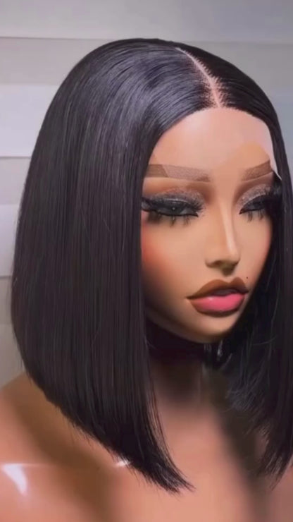 CHEYENNE 13X4  BOB Grade 9A Cuticle Aligned 100% Virgin Brazilian Remy Hair