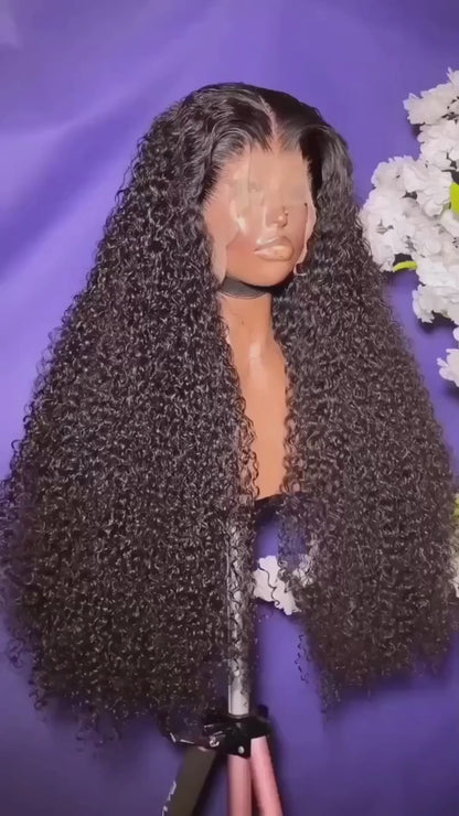 KENNEDY Natural black Water Wave 100% Brazilian Remy