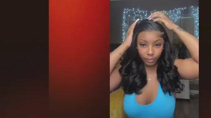 Nova--Ginger Hair Body Wave 13"×4" Lace Front Wigs ,Pre-plucked hairline,removable elastic band