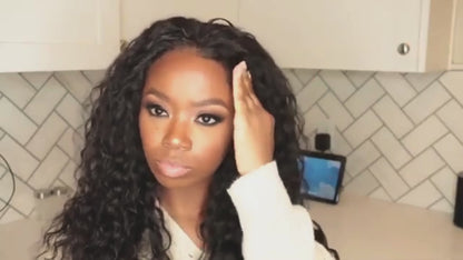 KERRY Virgin Remy Indian Human Hair Wet and Wavy Water Wave