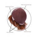 TIFFANY 100% Hand-Tied Mono Top Glueless, Brazilian Virgin Human Hair Straight  [Production Time 60 working days]