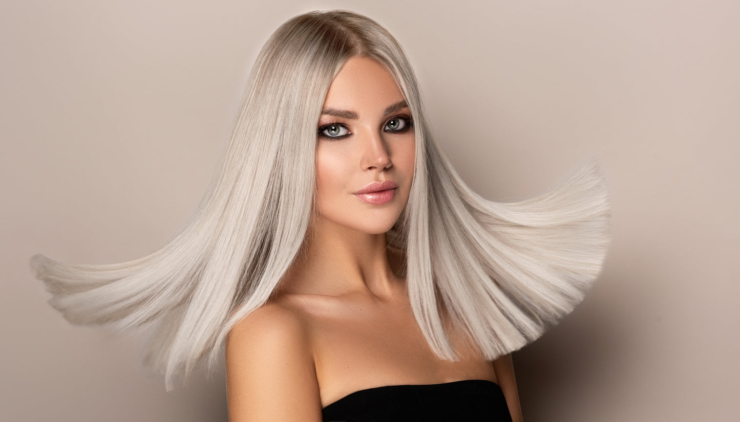 DAKOTA 12" Bob Single Knots Double Drawn 12A Grade White Blonde HD lace Top