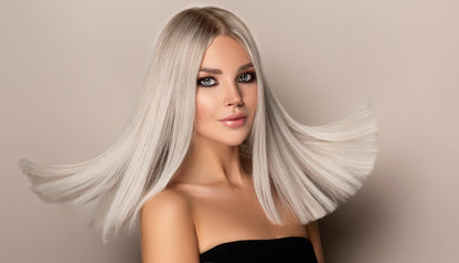 DAKOTA 12" Bob Single Knots Double Drawn 12A Grade White Blonde HD lace Top