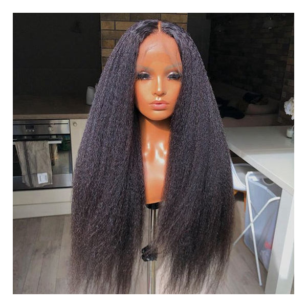 Willow Lace Front Middle Part Blowout Kinky Straight Indian Remy Human Hair