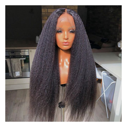 Willow Lace Front Middle Part Blowout Kinky Straight Indian Remy Human Hair
