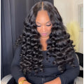 AUDREY "Real Scalp" Silk Top Full Lace 100% Hand-Tied, Indian Remy Hair Loose Curl