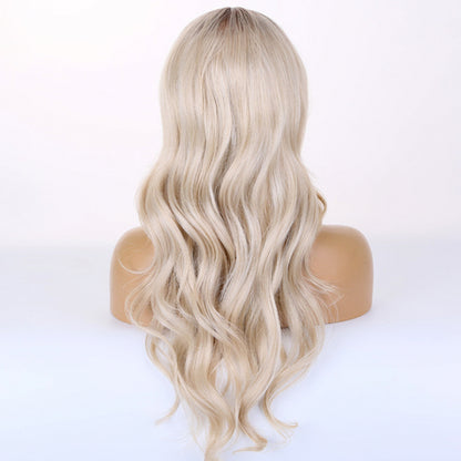 CHRISTI Platinum Blonde Hair 13"×4" Lace Front Wigs Body Wave 100% Human Hair,Pre-plucked hairline,Removable elastic band